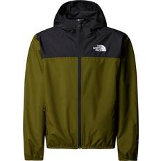 The North Face Outerwear Children's Clothing The North Face Junior Never Stop Hooded Windwall - Forest Olive (NF0A86TQ-PIB1)