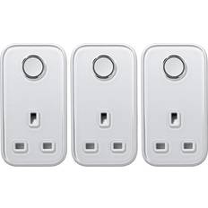 Google Assistant Electrical Outlets Hive Active Smart Plug 3pcs