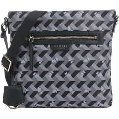 Plastic Handbags Radley Finsbury Park Geo Dog Crossbody Bag - Grey/Black