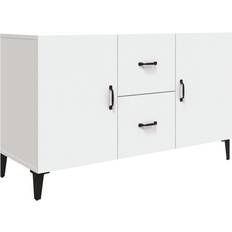 vidaXL Engineered Wood White Sideboard 100x60cm