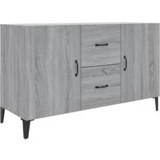 vidaXL Engineered Wood Grey Sonoma Sideboard 100x60cm