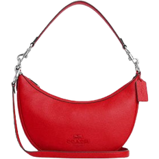 Coach Aria Shoulder Bag - Silver/Bright Poppy