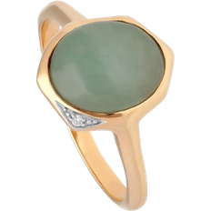 Gemondo Irregular Ring - Gold/Jade/Diamond