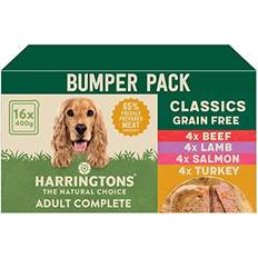 Harringtons Dogs - Wet Food Pets Harringtons Grain Free Hypoallergenic Wet Dog Food Classics Pack 16x400g