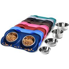 Hubulk Hubulk Pet Dog Bowls 2 Dog