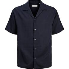 Jack & Jones Aaron Resort Short Sleeve Shirt - Night Sky