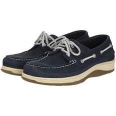 Laced Boat Shoes Orca Bay Men’s Orca Bay Squamish Leather Boat Shoes Navy