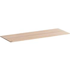 Woud Stedge White Pigmented Oak Wall Shelf 80cm