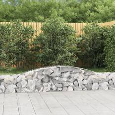 Iron Gabion Baskets vidaXL Gabionkurver buede 5 galvanisert jern