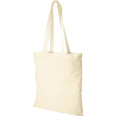 Solid Colours Fabric Tote Bags Bullet Carolina Cotton Tote Pack of 2 Natural One Size