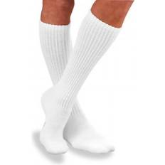 Jobst Sensifoot Diabetic Socks, Unisex, Knee High, X-Large, White, Closed Toe, One Pair, #110834, #110834 PR