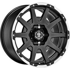 Sparco DAKAR matt black lip polished + revits 8.5Jx17 6x135 ET0