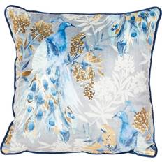 Divante Peacock Metallic Cushion Complete Decoration Pillows Blue