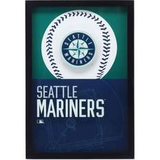 Open Road Brands Seattle Mariners 12'' x 17'' Glass Framed Sign