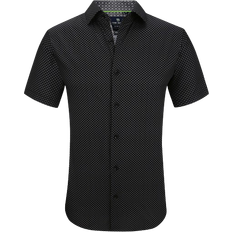 Tom Baine Men's Slim Fit Performance Shirt - Black