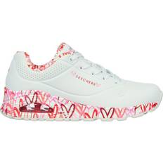 Skechers Uno W - White/Red/Pink