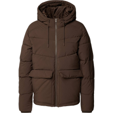 Brown - Men Outerwear Jack & Jones Vesterbro Puffer Jacket - Brown/Chocolate