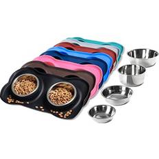 Hubulk Hubulk Pet Dog Bowls 2 Dog