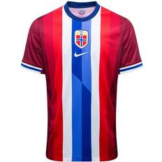 Home Jersey Game Jerseys Nike Norway Men's Team 2024/25 Stadium Home Men's Dri-FIT Football Replica Shirt Red Polyester