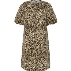 Pieces Pcnancy Leopard Short Dress - Dove Leo