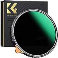 Camera Lens Filters K&F Concept 82mm Variabelt ND-filter ND2- ND400 High Definition Nano X Justerbar Fader Neutral Density Lens Filter HD Nano-X version