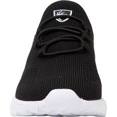 Deer Stags Kids' Beckham Knit Sneaker in Black/White