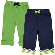 Yoga Sprout Baby Boy Cotton Pants 2pk, Turtle