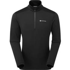 Montane Men - Outdoor Jackets - XL Montane Protium Pull-on Half Zip Fleece Black Man