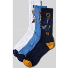 Polo Ralph Lauren Blue - Men Socks Polo Ralph Lauren 3er-Set hohe Herrensocken 449944158002 Bunt 00
