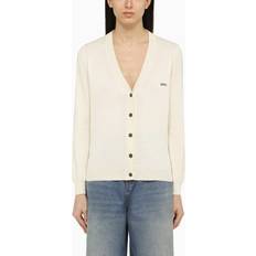 Cotton Cardigans A.P.C. Off-White Bella Cardigan AAD Ecru