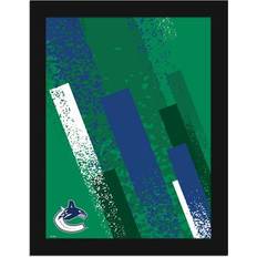 Fan Creations Vancouver Canucks 12" 16" Team Color Print Framed Art