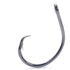 Mustad In-Line Circle Hook Black Nickel 5/0 8pc