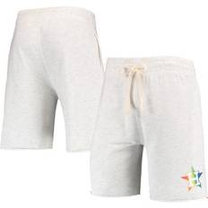 Baseball Trousers & Shorts Concepts Sport Men's Oatmeal Houston Astros Mainstream Logo Terry Tri-Blend