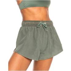 S - Women Swimming Trunks Roxy No Bad Waves Womens Swim Shorts Agave Green-Medium