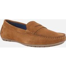 Brown Loafers Lotus 'Addison' Suede Loafers Tan