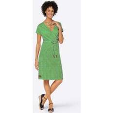 Witt International Wrap Look Jersey Dress Green