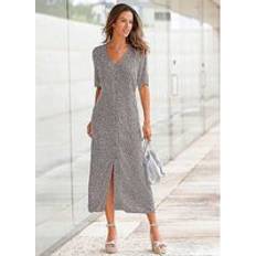 Witt International Print Dress Grey