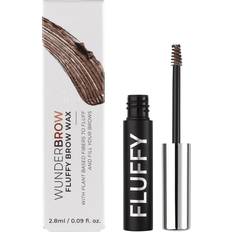 Wunder2 Fluffy Brow Wax, Vegan and Cruelty-Free Eyebrow Wax With a Waterproof Long Lasting Hold, Enriched with Jojoba and Argan Oil Brunette