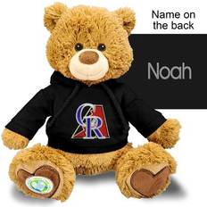 Chad & Jake Black Colorado Rockies Personalized Plush Polly Bear