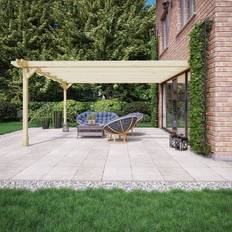 Lemon Pavilion Wall Mounted Double Premium Pergola 2x5 m