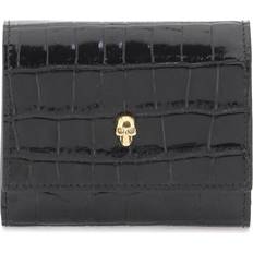 Alexander McQueen compact skull wallet - OS Black