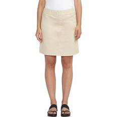 Jag Jeans Women's On-The-Go Mid Rise Skort Stone