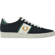 Fred Perry Spencer Suede Tipping Mens Blue Trainers Cotton