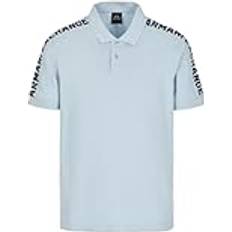 Armani Exchange Polyester Shirts Armani Exchange Kortärmad Piké 3dzfla_zjm5z Grå