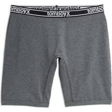 TomboyX 9" Boxer Briefs Charcoal Logo