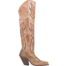 Dan Post Boots Aretha Python Print Snip Toe Cowboy Boots