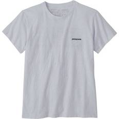 Patagonia T-shirts & Tank Tops Patagonia Women's P-6 Logo Responsibili-Tee - White