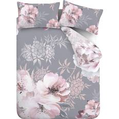 Florals Duvet Covers Catherine Lansfield Dramatic Floral Duvet Cover Grey (230x220cm)