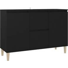 vidaXL 806104 Black Sideboard 103.5x70cm