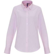 Clothing Premier Striped Oxford Long-Sleeved Formal Shirt Pink